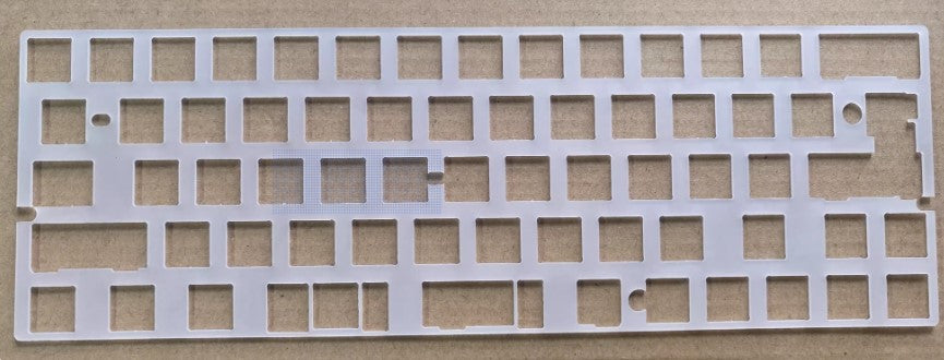 Plate for B63 PCB, Mason60 keyboards